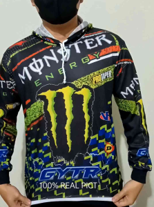 JERSEY MOTOCROSS BAJU TRAIL FULL PRINTING LENGAN PANJANG KUPLUK/TOPI