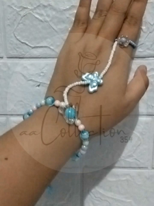 Gelang Cincin Manik-Manik Kekinian