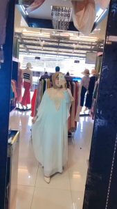 Kaftan wanita bordir akar mewah cerutybabydoll payet free inner/mangset gamis terbaru 2024