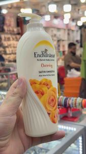 Enchanteur body lotion 500ml yellow and pink