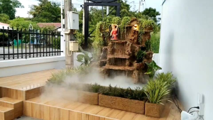 น้ำตกหินธรรมชาติ หินจริงสวยทั้งชุด วางในสวนตกแต่งต้นไม้ฟรี พร้อมจัดส่งทั่วไทย