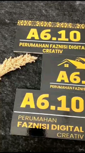 Hiasan Dinding Custom Nomor Rumah & Dekorasi Blok No Rumah