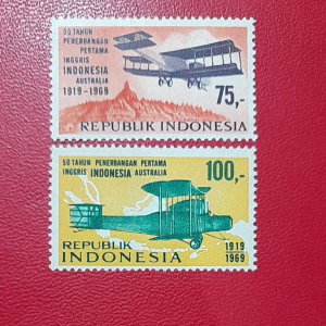 Prangko Seri 50 TH Penerbangan: Koleksi Prangko Indonesia Tahun 1969