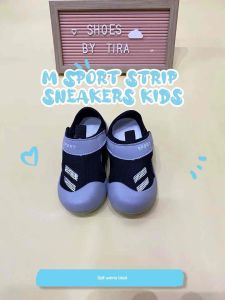 SHOES BY TIRA Sport strip sneakers kids/sepatu sekolah anak laki laki dan perempuan/sepatu sekolah anak PAUD TK SD