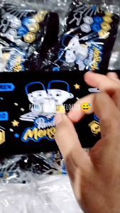 PECI ANAK LED BAHAN BELUDRU PECI ANAK KARAKTER SONGKOK HITAM