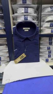 Áo ngắn tay lai ngang 6N0726 phom regular fit