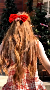 G.Minidress ผ้าทวิต ทรงน่ารักๆหวานๆ มีเข็มกลัดดอกไม้แถมให้ด้วยน๊าา