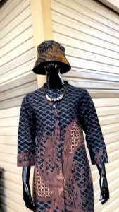 BAJU BATIK TUNIK COUPLE | BATIK TUNIK COUPLE MODERN | BATIK TUNIK SARIMBIT | BATIK TUNIK KATUN SOLO FULL LAPISAN FURING TRIKOT
