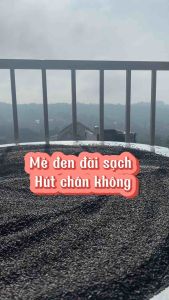 Mè đen đãi sạch đẹp 1kg. Vừng đen trồng tại Bình Thuận đã hút chân không