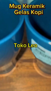 MURAH IKEA Mug Keramik - Mug Tembikar - Gelas Kopi - Cangkir Kopi - 1 Pcs IKEA - NAVY