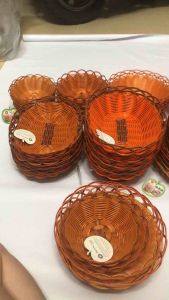 Rổ Nhựa Giả Mây Dạng Oval Loại 1 Dày Dặn - Rổ Đựng Đa Năng Mã MS1803MS1302