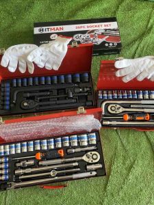 Bộ khẩu cần l . Bộ tuýp l trắng 26 chiếc mô-men xoắn 1/2 1006