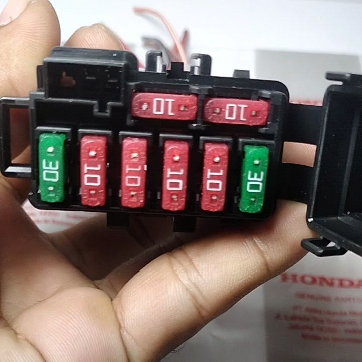 Box boks rumah sekring skring fuse pius original honda fi old new cb150r cb150x cbr cb verza crf mega pro 150 250 R 250R 150R CBU thailand asli ori