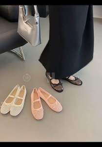 รองเท้า คัชชูตาข่าย (พรีออเดอร์) รองเท้าแมรี่เจน ใส่สบายไม่อับ น้ำหนักเบา แมทส์ชุดง่าย วัสดุตาข่าย