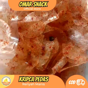 Keripik Kaca Pedas Kripca Hot Daun Jeruk Nikmat
