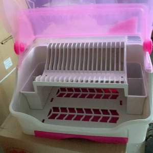 Uniglobal Florusihing Large Kitchen Bowl Rack Dual Layer Dish Organizer/Dish Drainer