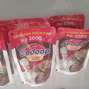 Kecap sedap Manis kemasan 63 ml ( 10 sachet )