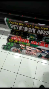 BENDERA SHOLAWAT BENDERA HABIB COD SPANDUK BENDERA KAIN TERMURAH 300X200