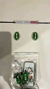 Lampu Kolong casing Transparan dengan REMOTE RGB | Lampu Led RGB bisa ganti warna Bisa kedip bisa diam ORIGINAL Anti Air Lampu Pesawat Strobo Motorcycle Kabel Karet Magnet lampus ein motor