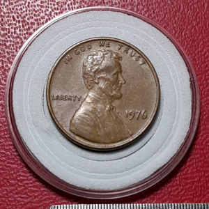 Koleksi koin kuno Asing Klasik Antik one cent Tahun 1976