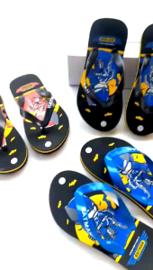 Arkn Sandal  Jepit Kalakter anak Laki-Laki Motip Batman terbaru2024