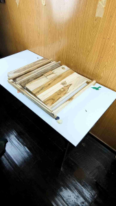 สามชั้นไม้สัก ชั้นไม้ สไตล์โมเดิร์น