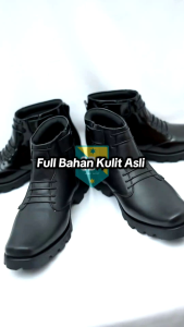 Sepatu PDH Tali Pendek Pria Wanita Dinas Kuliah Kantor Security Outsol Radial Terbaru