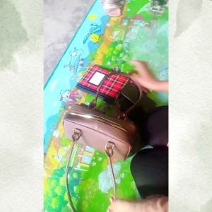 Tas Bahu Wanita Leoni - Tas Tangan Stylish Model Korea Shoulder Slingbag Retro