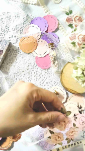 Fairy Lights Journal - READY STOCK/ art journaling/ scrapbook deco/ MooKa Studio: Botanical/ Specimen PET tape