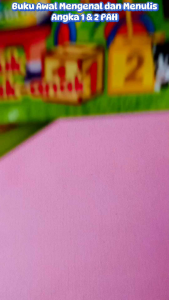 Buku Awal Mengenal & Menulis Angka Full Colour - PAH