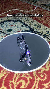 Kacamata Baca Plus Pria Blueray Antiradiasi Doubel fokus Baca Dan jalan Lensa model Progresif Kriptok terbaru