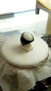 Cincin Batu Fosil Mani Gajah Natural (Pemikat)