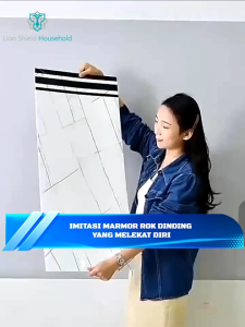 (PAKET 10 LEMBAR ) Wallpaper dinding VINYL Marble 40 x 90 cm / Lantai Vinyl Marbel Granit / Stiker Lemari Cabinet Marbel High Quality