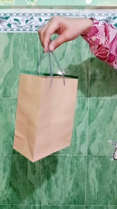 [isi 12] PAPERBAG KECIL UKURAN 15X20X7 CUSTOM DAN POLOS TAS KERTAS KECIL POLOS COKLAT DAN KUSTOM BAHAN TEBAL MURAH BERKUALITAS