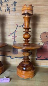 Chân đèn gỗ tràm bông vàng đủ kích thước