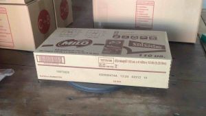 ไมโล นมUHT สูตรรถโรงเรียน ขนาด 110 มล. จำนวน  48 กล่อง