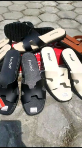 sandal wanita terbaru/sandal selop cewek kekinian/sandal wanita termurah