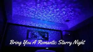 LED Star Galaxy Laser Projector Starry Sky Stage Lighting Bluetooth Speaker Effect Kids Room Party Night Wedding Disco Light magic