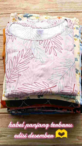 Daster Habel Panjang Semata Kaki Non Busui Bahan Rayon premium