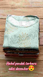 Daster Habel Pendek Selutut Non Busui Bahan Rayon Premium