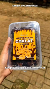 Keripikinaja - Beli 1 Gratis 1 Keripik Pisang Coklat Lumer 300 Gram / Keripik Pisang Coklat