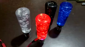 Gear Shift Knob Persneling Mobil Universal Transparan Led