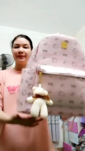 (Tặng gấu)Balo Học sinh balo Hello Kitty đựng vừa A4 mẫu mới về siêu đáng yêu size 40 da Pu Cao cấp chống thấm