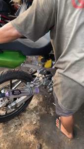 Knalpot Racing Ninja 150 RR R SS Win Speed Original Perut Stanlis Press Cobra Medium dan Standar
