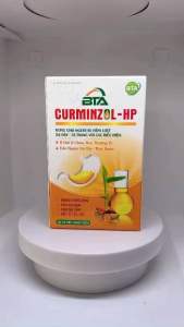 CURMINZOL HP giảm nguy cơ viêm loét dạ dày tá tràng do hp hộp 30 viên