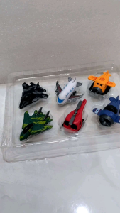 Mainan Pesawat Set isi 6 pcs Aircraft Model Series Pesawat Plane Anak no SY 713-66
