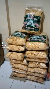 KERUPUK UDANG MENTAH 1KG KERUPUK SARI UDANG CAP BERUANG