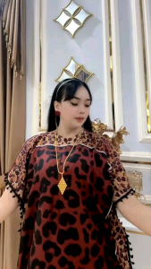 daster pendek pompom