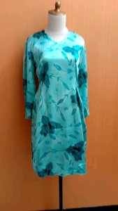 mini midi dress wanita silk hijau tosca M cewek lengan panjang bodycon MEWAH cute
