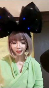 รหัส #27/1 Jumbobow (XXL) โบว์ขนาดใหญ่ 2ชั้น มีไฟLED สีรุ้ง